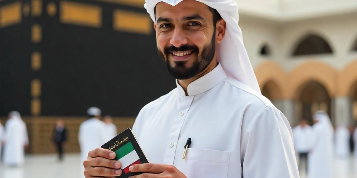 a-man-holding-hajj-visa