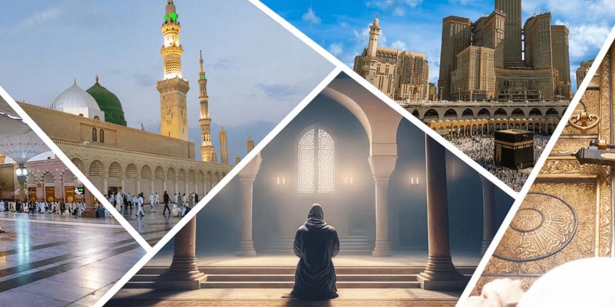 collage-of-spiritual-place-macca-kaabah