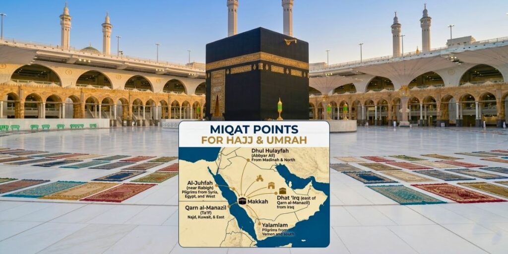 Miqat Points for Hajj and Umrah
